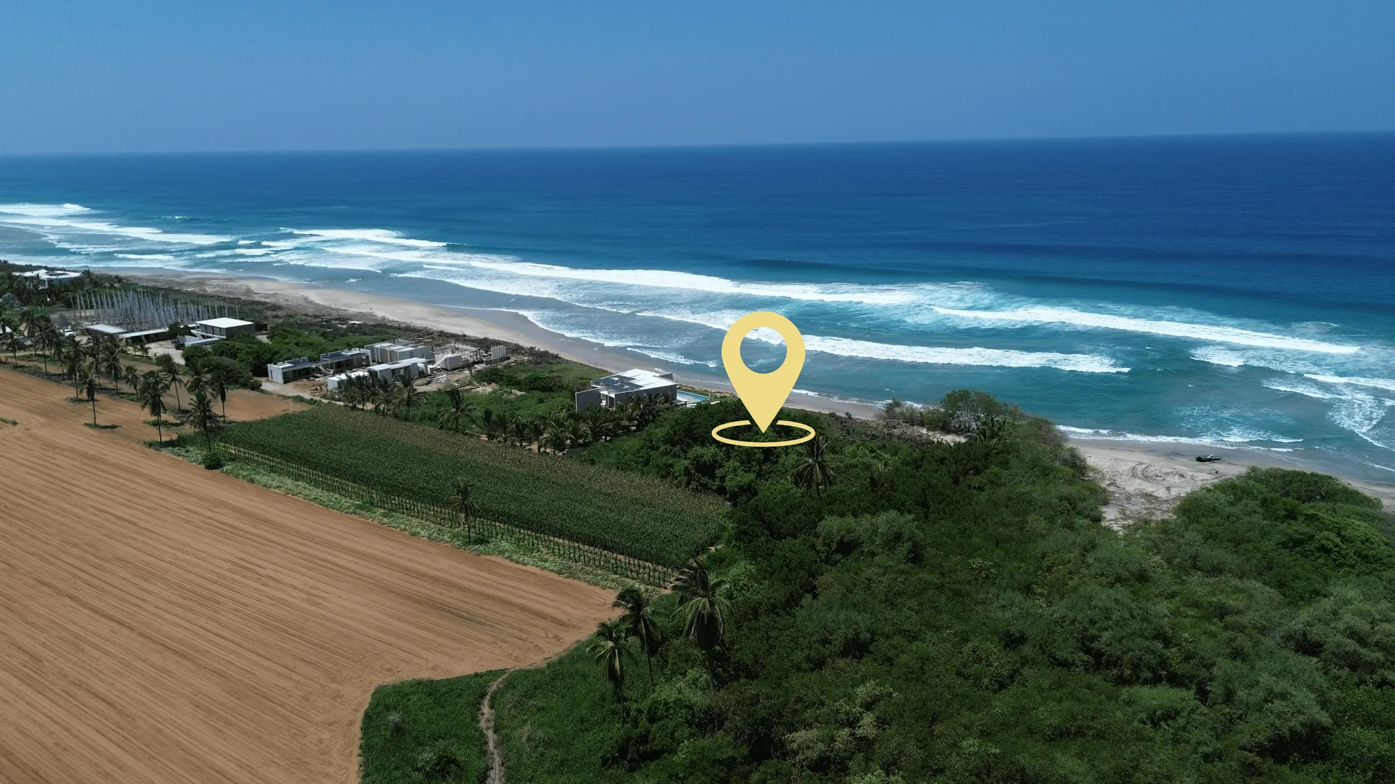 Terreno Frente al Mar en Playa Plataforma, Puerto Escondido